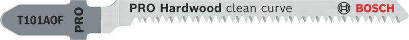 Bosch Accessoires PRO Hardwood clean curve T101AOF decoupeerzaagblad | 83 mm | 2-delig - 2608655093