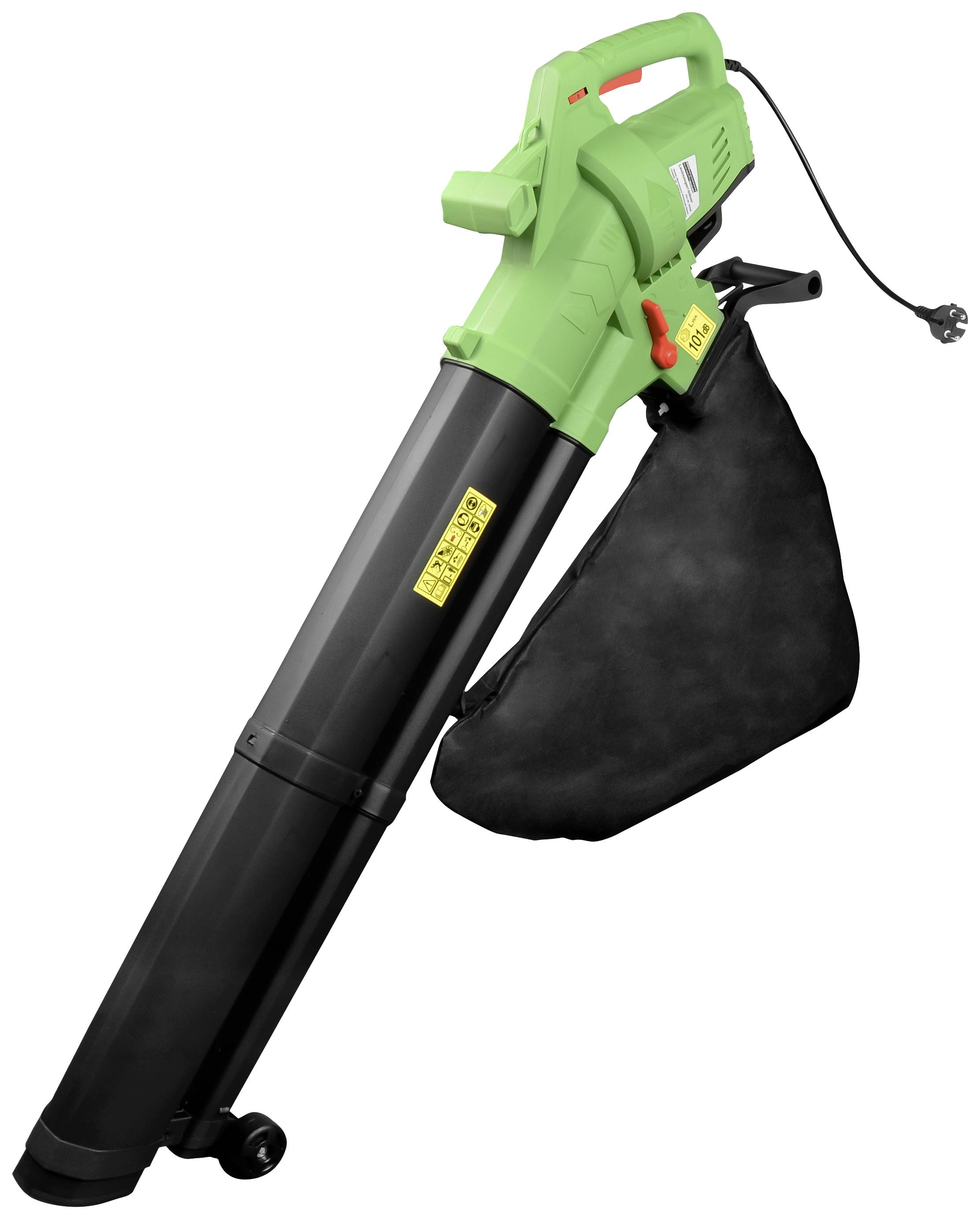 Brüder Mannesmann Elektrische bladzuiger en -blazer 3.000 watt 230-240 V/50 Hz met opvangzak van 45 liter - 60220