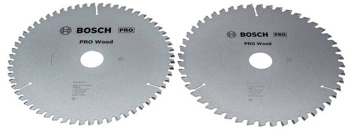 Bosch Accessoires PRO Wood Cirkelzaagbladen | 216 mm | 2 stuks - 2608644736