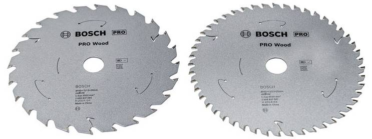 Bosch Accessoires PRO Wood Cirkelzaagbladen | 165 mm | Cordless | 2 stuks - 2608644735