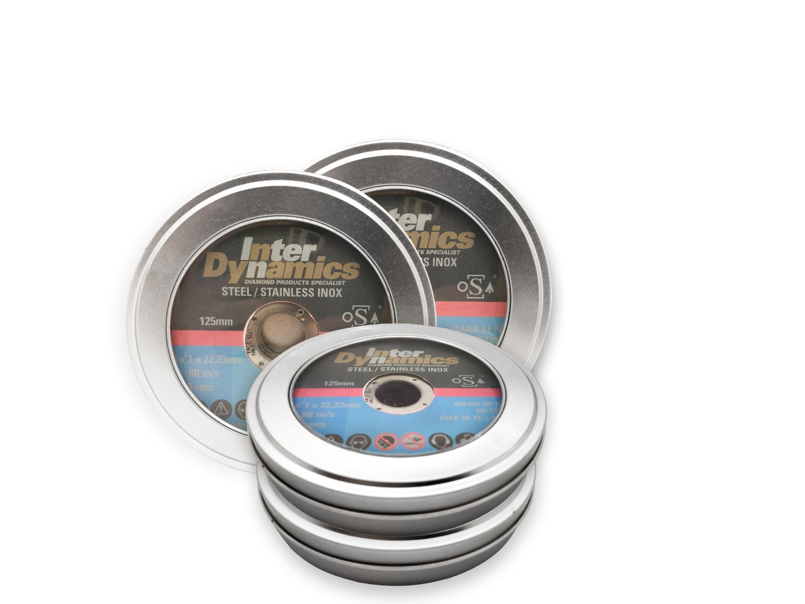 Inter Dynamics Blikverpakking doorslijpschijven | 115 x 22,23mm | 10 stuks - 395115