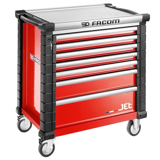 Facom Jet Gereedschapswagen 7 Laden M4 Rood - JET.7M4A