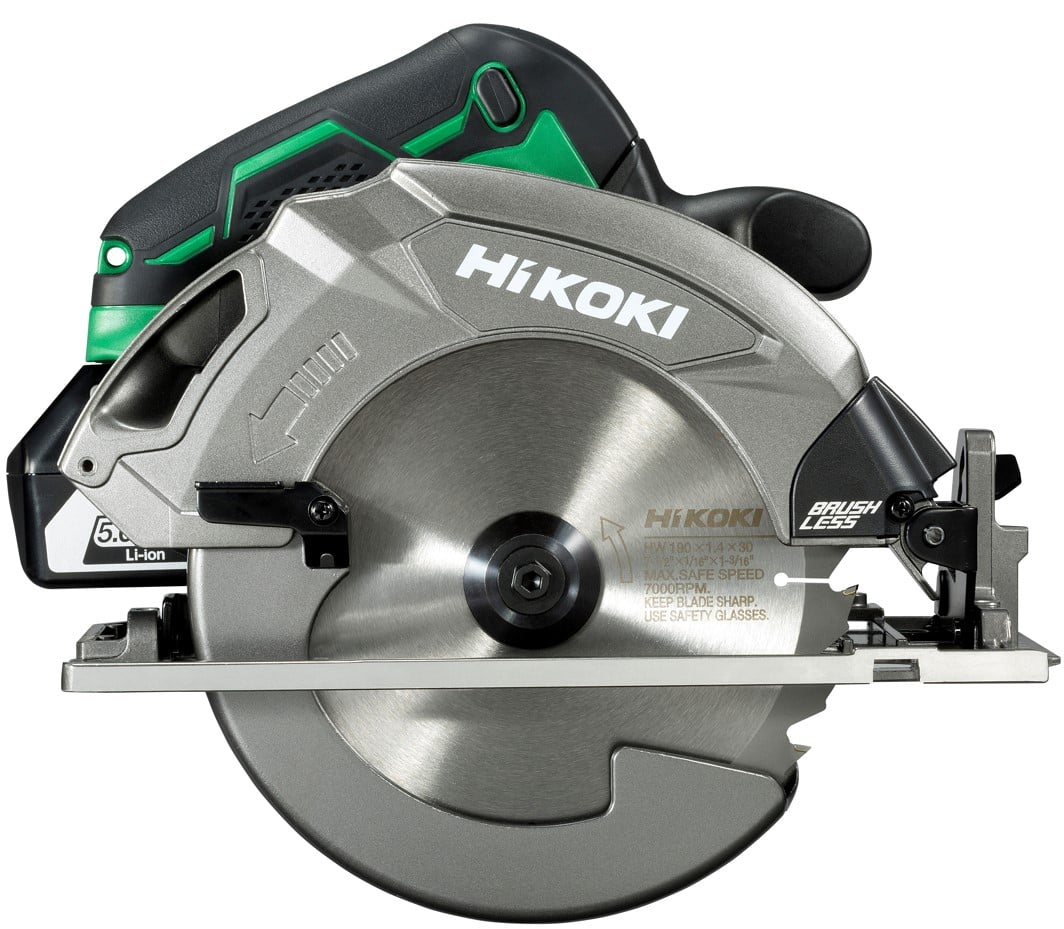 Hikoki C1807DAWRZ | Accu cirkelzaag | 18 V | 190 mm | Set | 2x 5,0Ah Accu | n HSC IV koffer - C1807DAWRZ