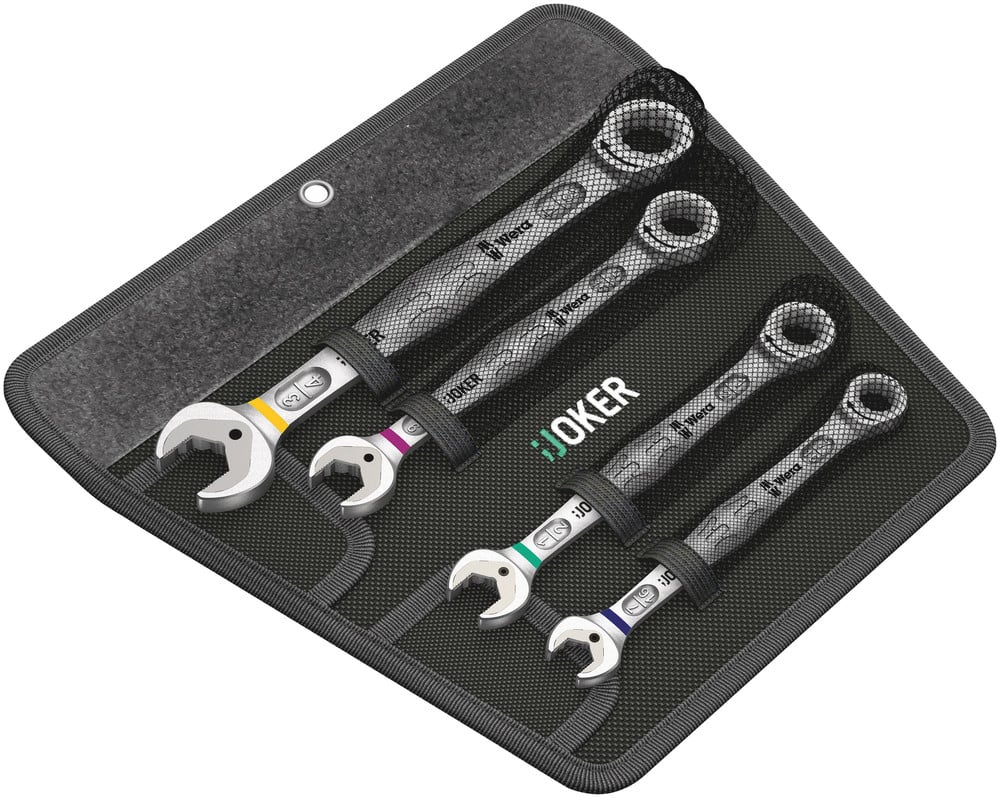 Wera Joker Steek- en ringratelsleutel-set, Inch SB, 4 -delig - 1 stuk(s) - 05073295001