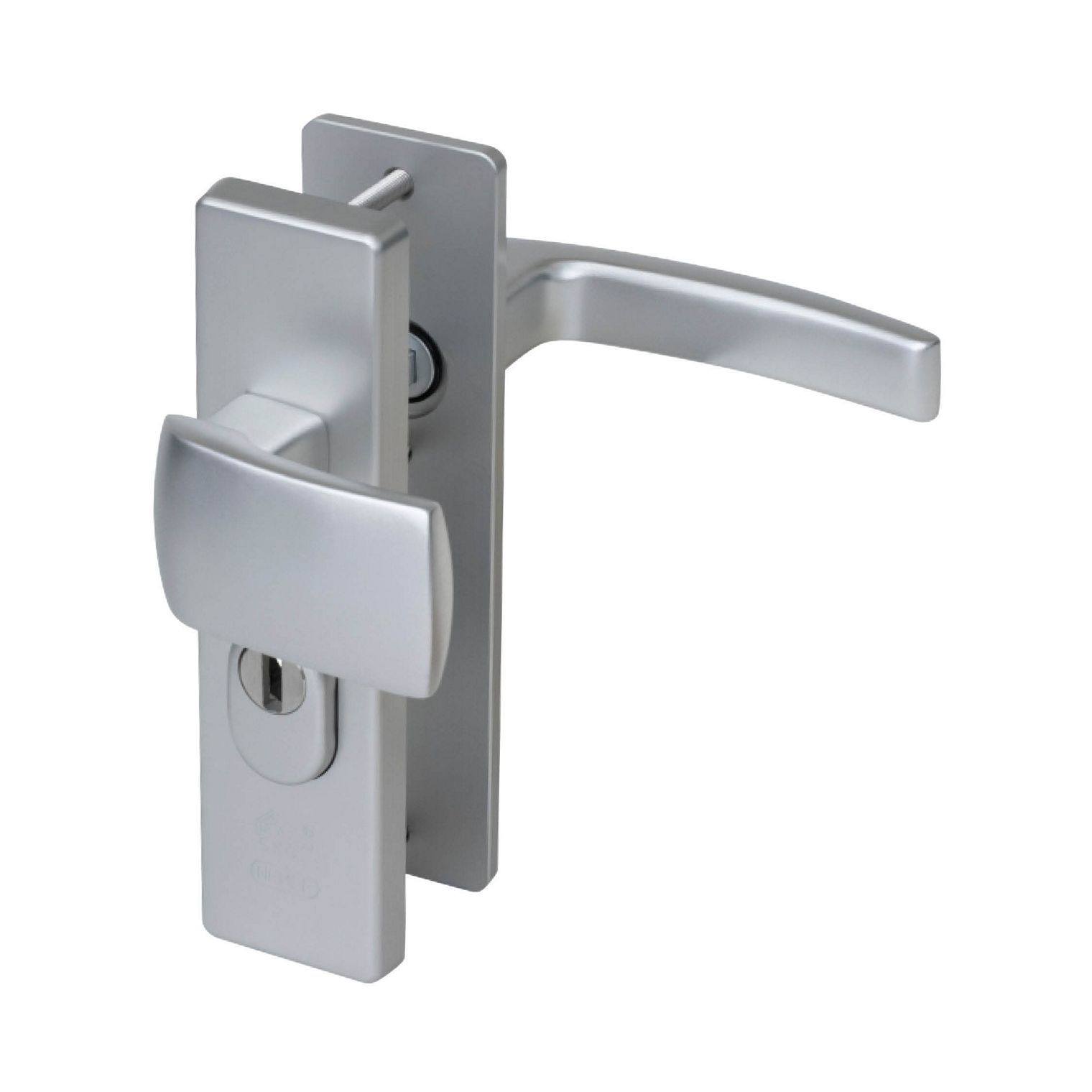 Nemef 3415-2-ZW | 55mm | Blister | Veiligheidsdeurbeslag | SKG* | Nemef Design | Langschild** - 9341521590