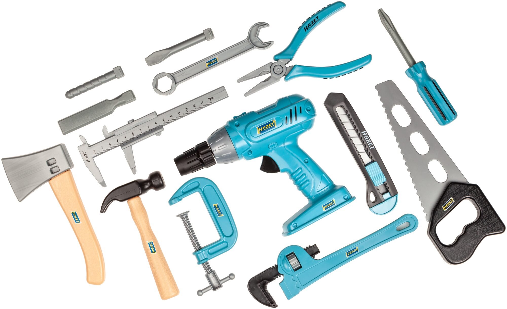 HAZET Speelgoedgereedschapset voor kinderen JUNIORTOOL1 · 61-delig