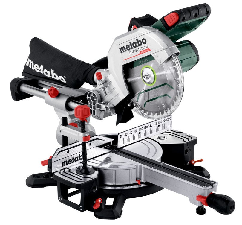 Metabo KGS 18 LTX BL 216 | 18v Accu Afkortzaag Met trekfunctie | met 1x 4.0 accu - 614216920