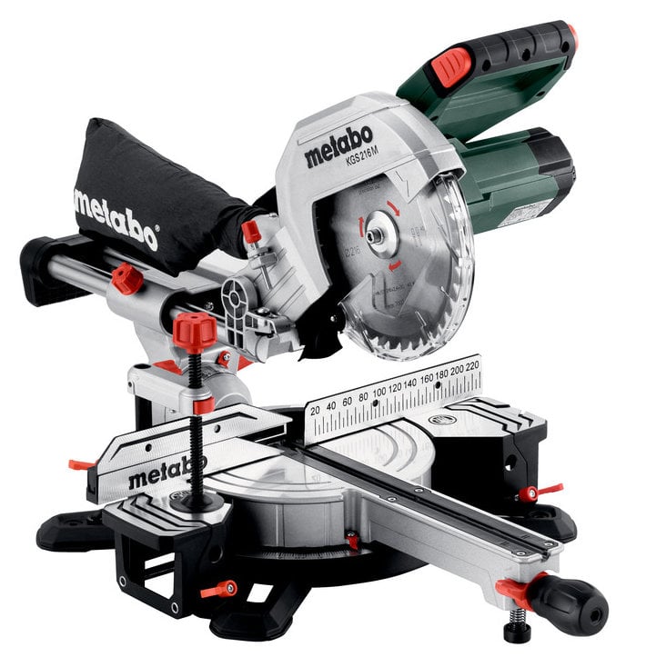 Metabo Afkortzaag KGS 216 M met trekfunctie | nieuwste model - 613216000