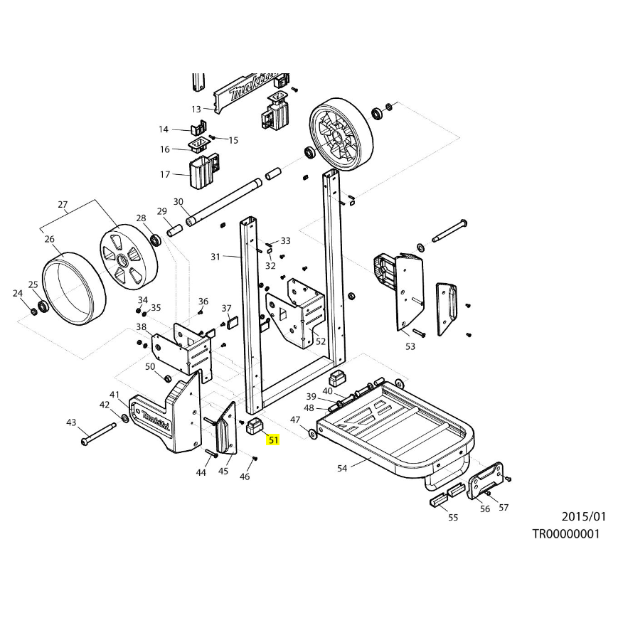 Makita Accessoires Afdekdop | TR00000022 - TR00000022