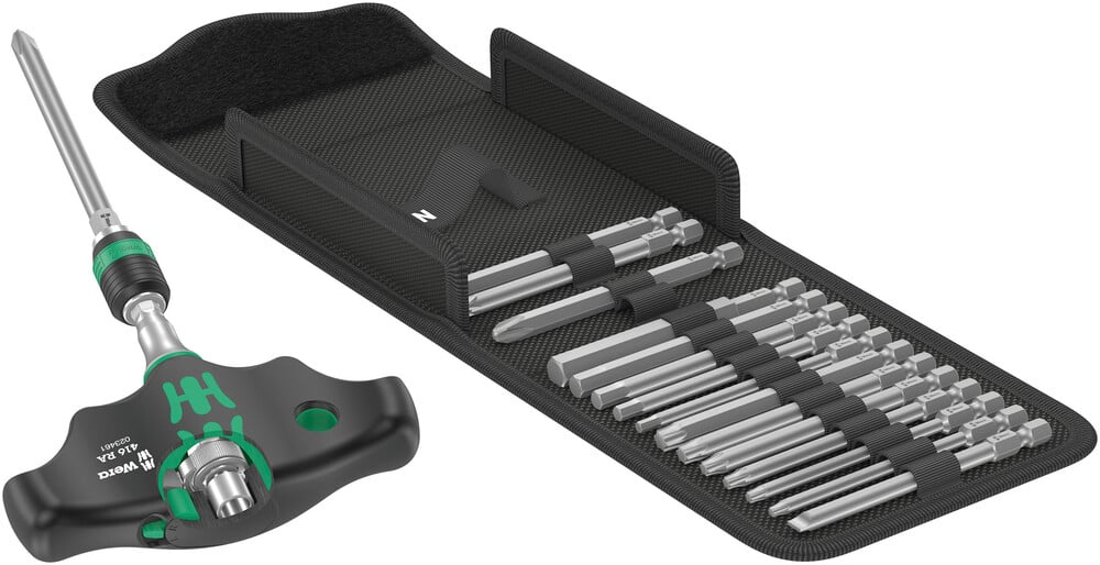 Wera Kraftform Kompakt 400 RA Set 1 17-delig 05023471001