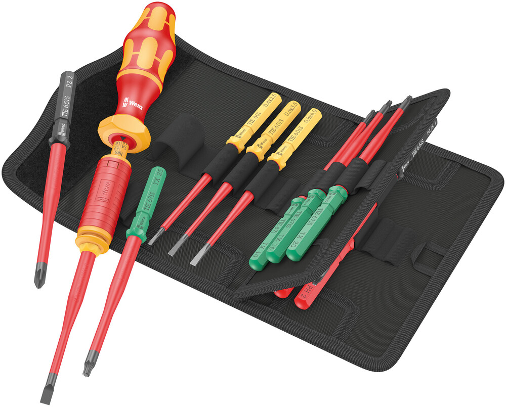Wera Kraftform Kompakt VDE 15 Torque 1,2-3,0 | Nm Extra slim 1 Tool Finder | 15 stuks - 05006605001