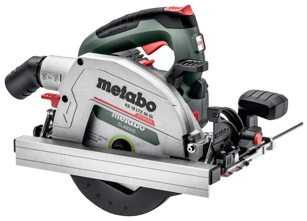 Metabo KS 18 LTX 66 BL Accu-cirkelzaag | 18 V | Zonder accu-packs en lader - 611866850