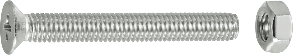Connex Metaalschroef Vz-K M5X40 6St A2 - KY4500540