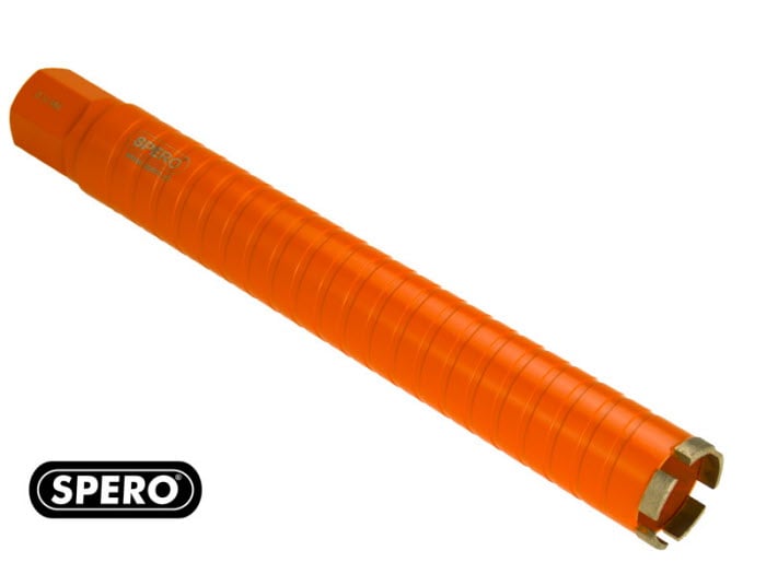 Spero 57mm Droog UNC Softimpact BETON Diamantboor PREMIUM L:350mm - SFT-57