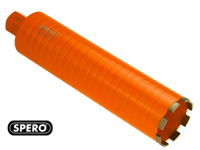 Spero 92mm Droog UNC Softimpact BETON Diamantboor PREMIUM L:350mm - SFT-92