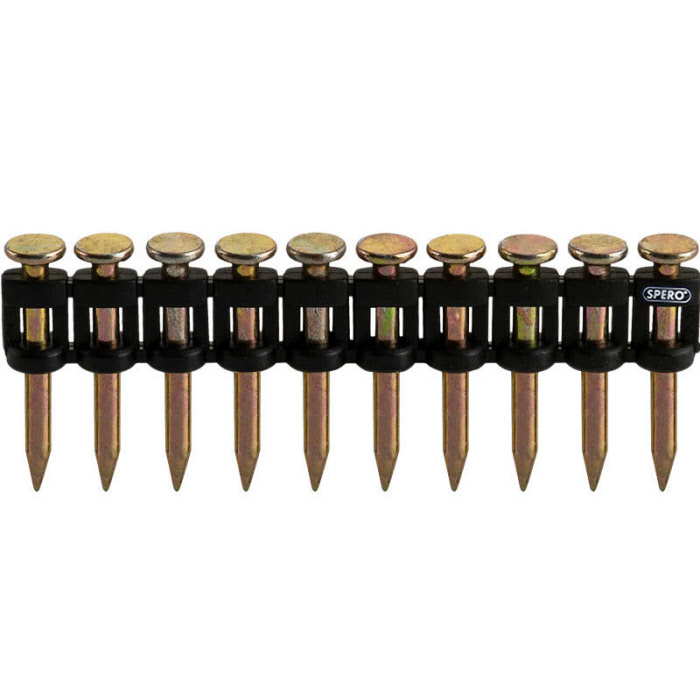 Spero Stalen nagels 25mm | 500 stuks, beton, staal, steen, etc. TBV gasschiethamers - SPC625MM