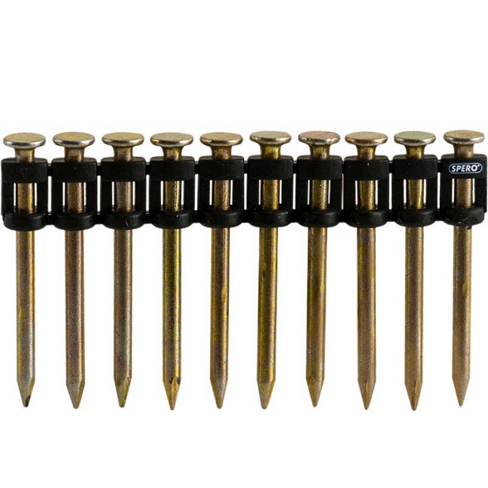 Spero Stalen nagels extra hard 38mm | 500 stuks, beton, staal, steen, etc. TBV gasschiethamers - SPE738MM