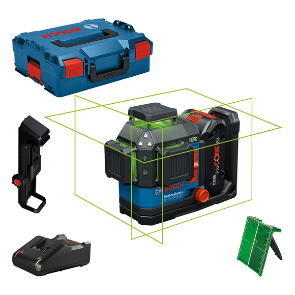 Bosch Blauw GLL 18V-120-33 CG Lijnlaser | 1x ProCORE 18V 4.0 Ah + Lader 601065100