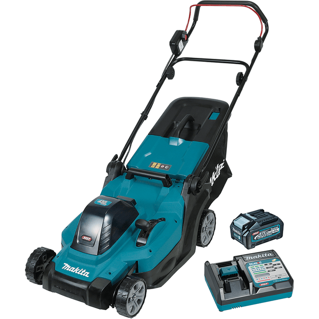 Makita LM004GM103 XGT 40v Max Accu Grasmaaier 43 cm | 1 x 40 V Max accu 4,0Ah en lader DC40RC - LM004GM103