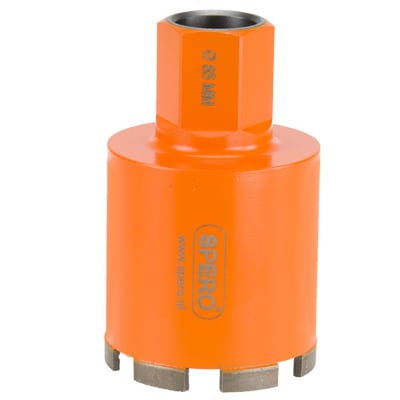 Spero DB82mmUNC | 82mm 1 1/4UNC (F) | BETON dozenboor | 6 segmenten | Nat gebruik -DB82mmUNC