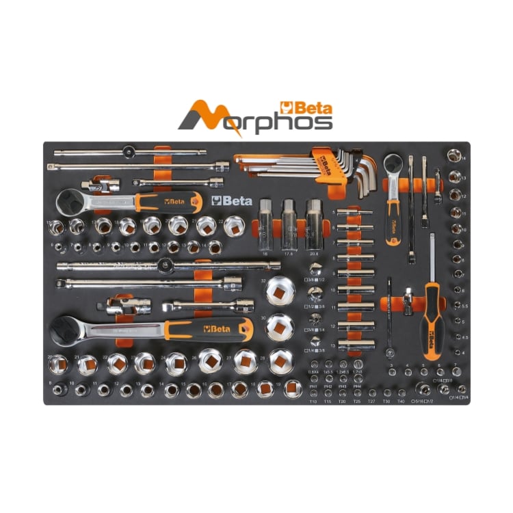Beta M105MH Zachte Inlegbak + 116 Gereedschap - 024500114