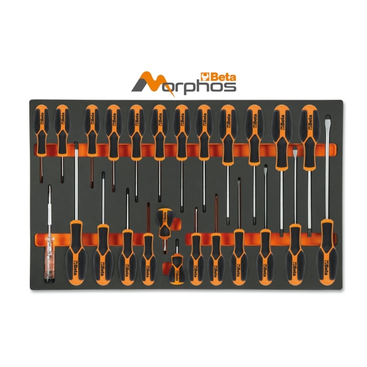 Beta M195MH Zachte Inlegbak + 25 Gereedschap - 024500196