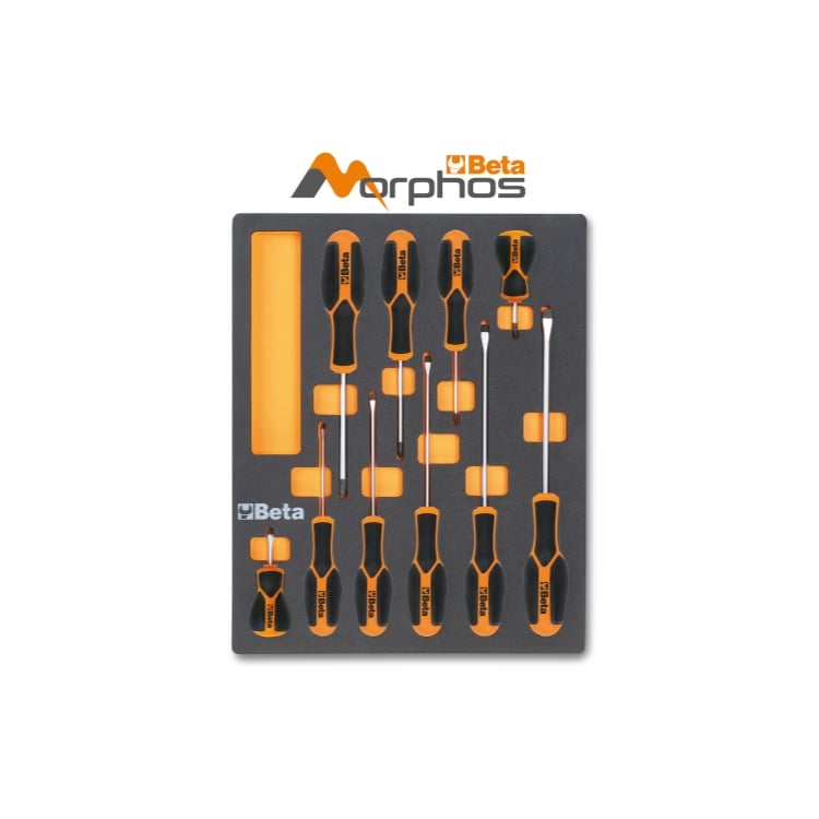 Beta M208MH Zachte Inlegbak + 10 Gereedschap - 024500243