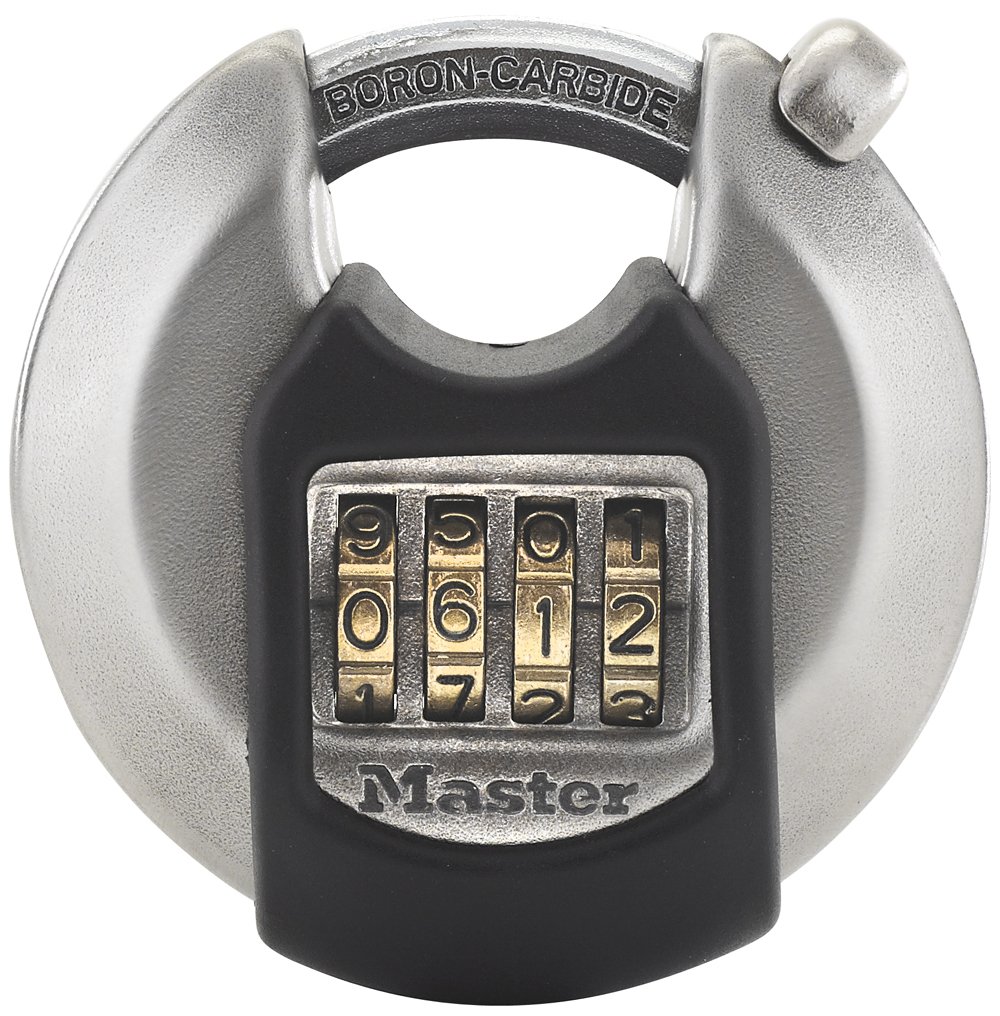 Masterlock Instelbaar Discusslot 70mm, 4 cijfers - M40EURDNUM M40EURDNUM