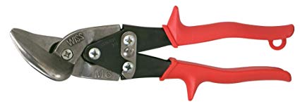 Wiss 9 1-4 Metalmaster Metaalschaar li knip rood - M6R - M6R