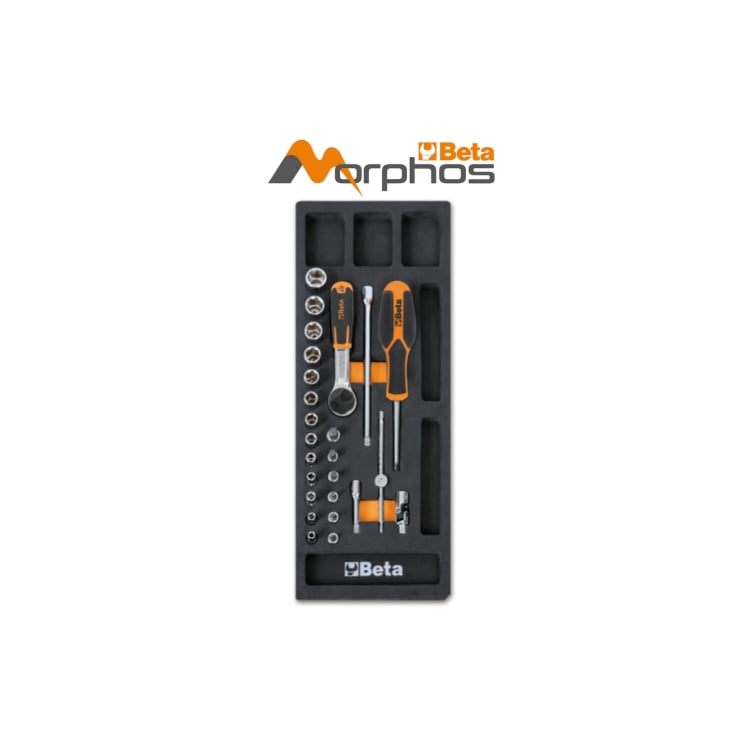 Beta M91MH Zachte Inlegbak + 25 Gereedschap - 024500098