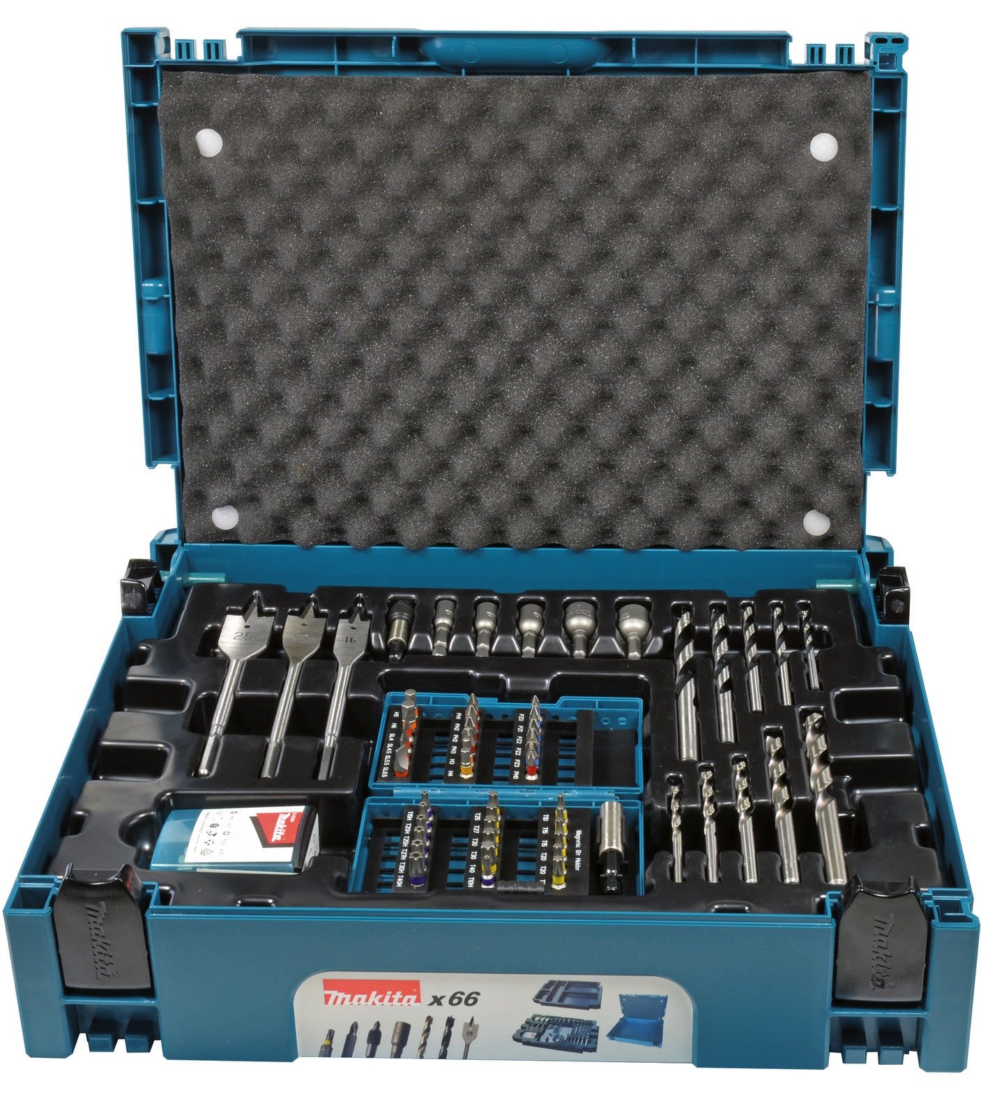 Makita Accessoires Boor-/bit set 66-delig in Mbox 1 - B-43044