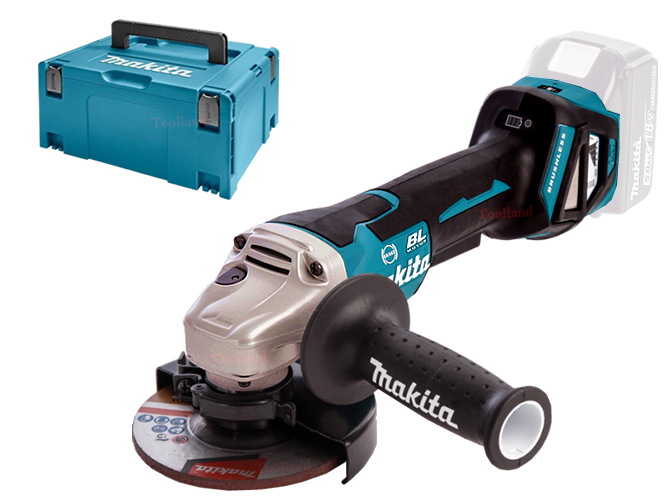 Makita DGA517ZJ 18v Haakse slijper 125mm | zonder accu&apos;s en lader in M-box - DGA517ZJ