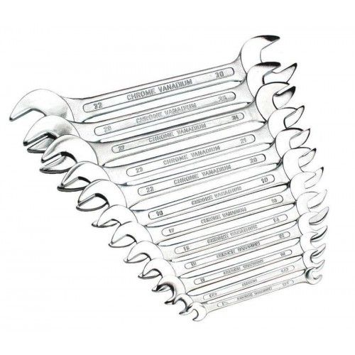 Brüder Mannesmann Steeksleutelset 6-32 mm chroom-vanadium 12 dlg - 110-12