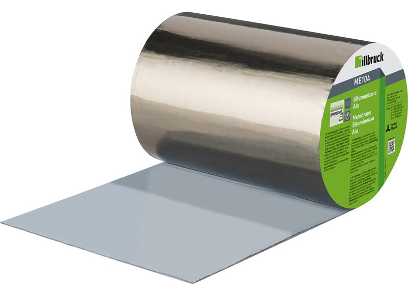 Illbruck ME104 | Bitumenband | Alu | 20 cm | 1 rol a 10 meter - ME104329629