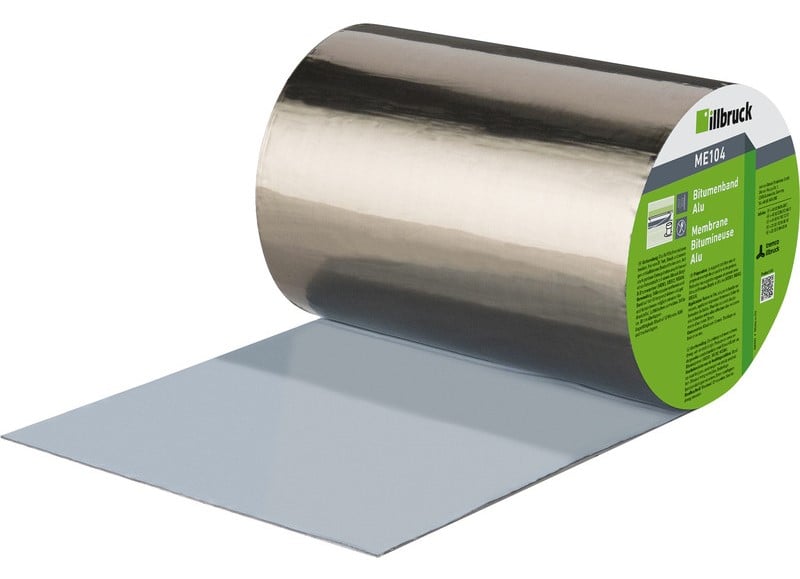 Illbruck ME104 | Bitumenband | Alu | 10 cm | 1 rol a 10 meter - ME104329638