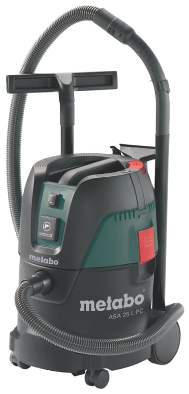 Metabo ASA 25 L PC Bouw alleszuiger | 25 L | 1250 Watt - 602014000