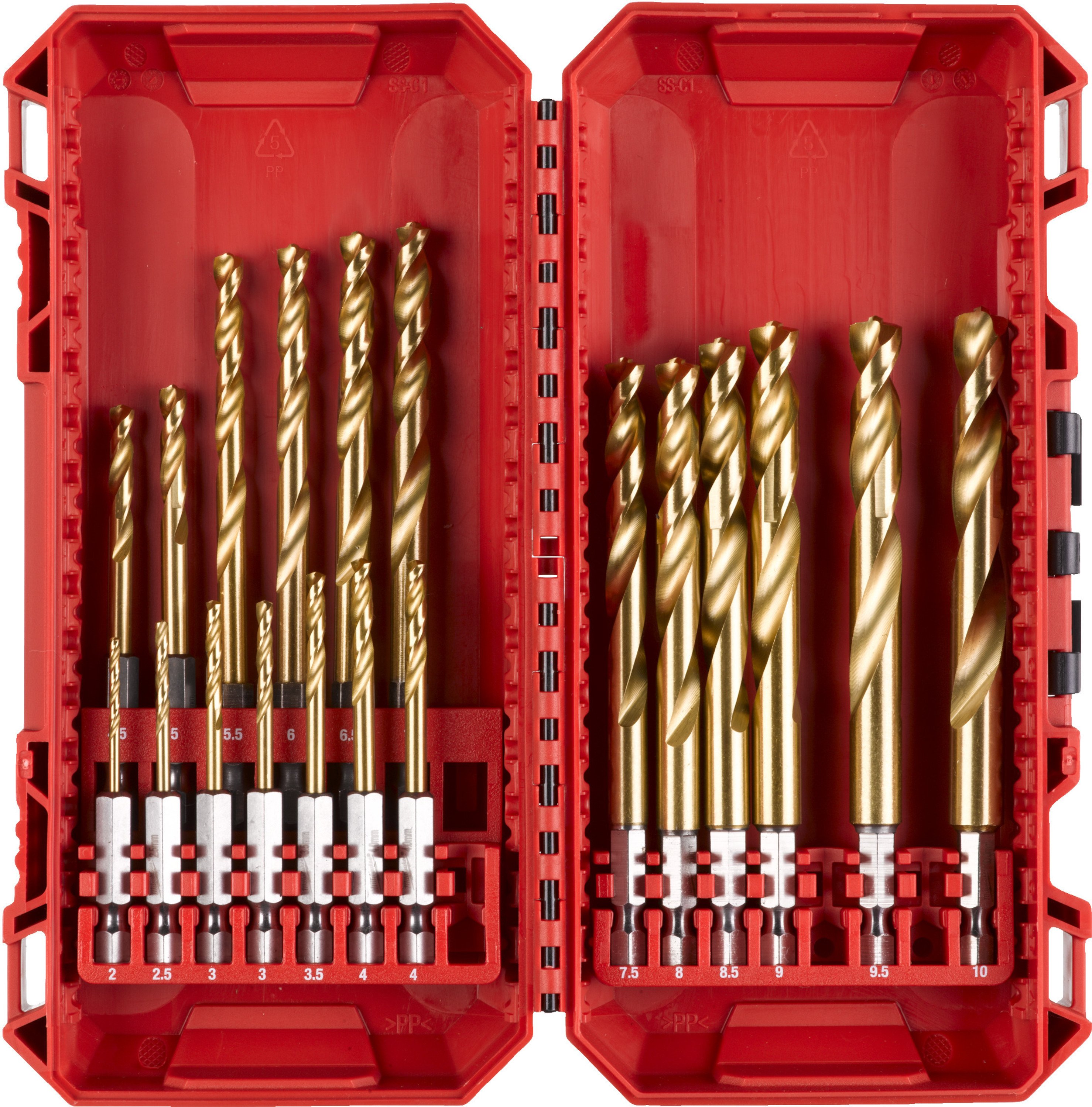Milwaukee Metaalborenset HSS-G Ti. SHOCKWAVE set - 4932493866