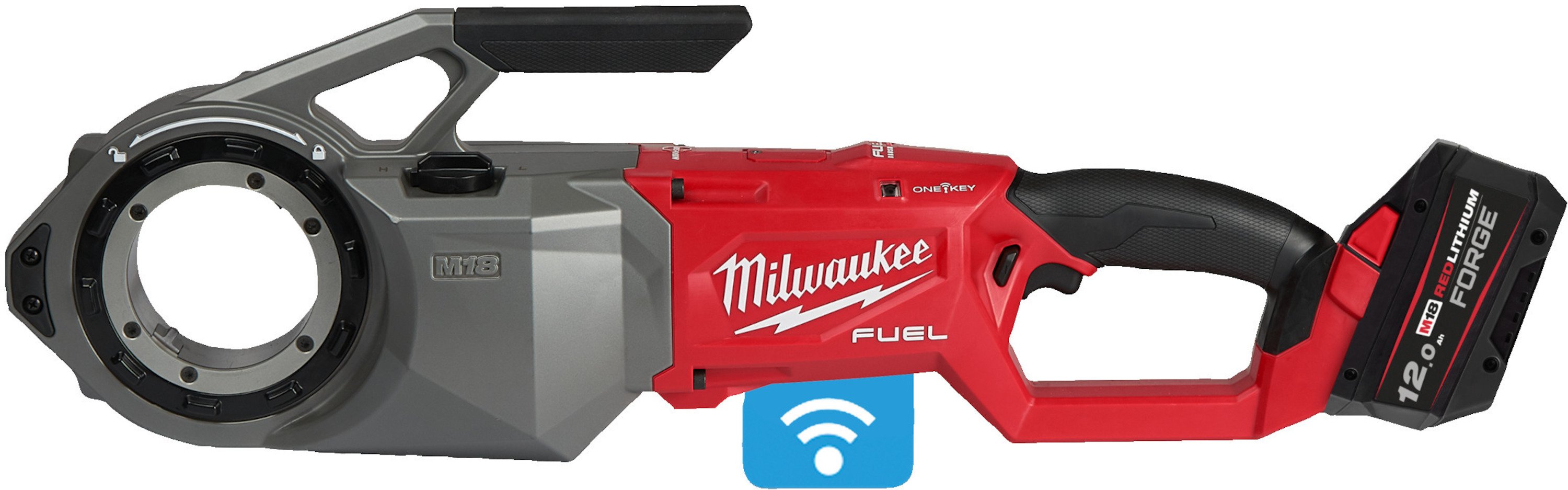Milwaukee M18 FPT2-121C M18 FUEL™ Accu Draadsnijder| 2" | ONE-KEY™ - 4933499200