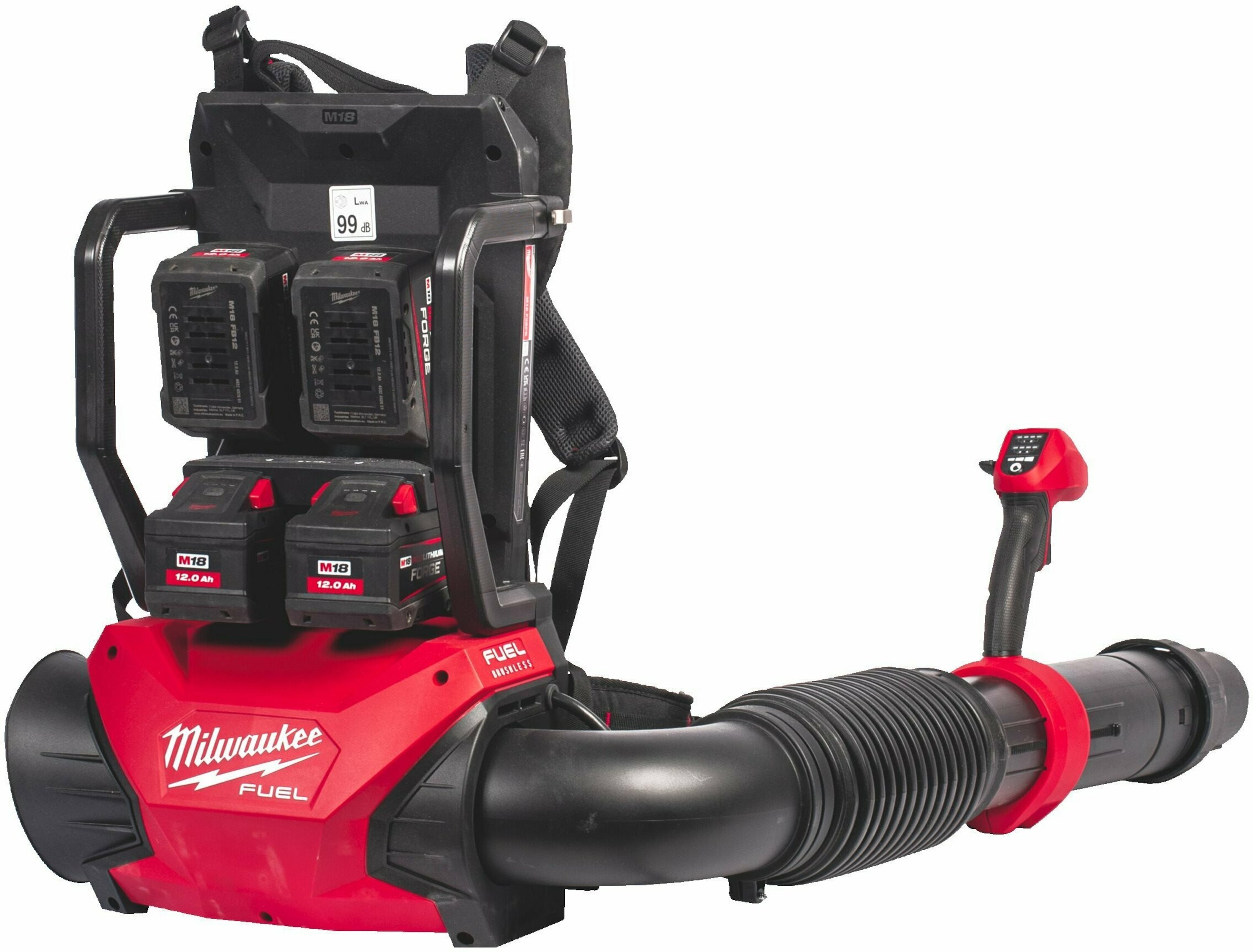 Milwaukee M18 F2BPB-124 | M18 FUEL™ Accu Bladblazer | Dual Battery Backpack - 4933499231