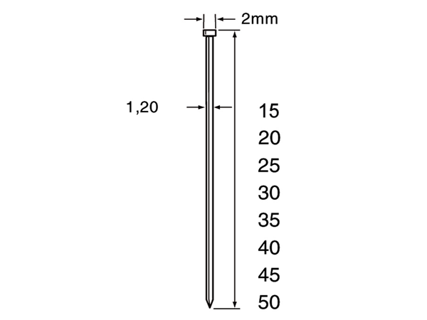 Dutack Minibrad SKN12 Rvs 30 mm - 5000 stuks - 5134038