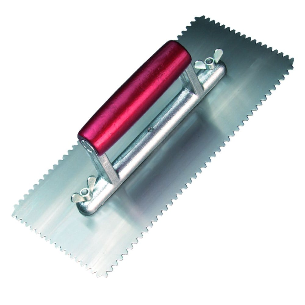Melkmeisje Plakspaan alle zijden 4mm getand 280x130 - MM325280