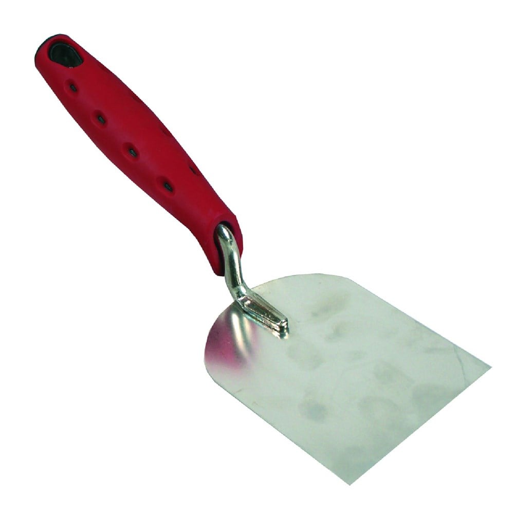 Melkmeisje Stukadoorsbandtroffel RVS 40mm 2K-softg - MM749040