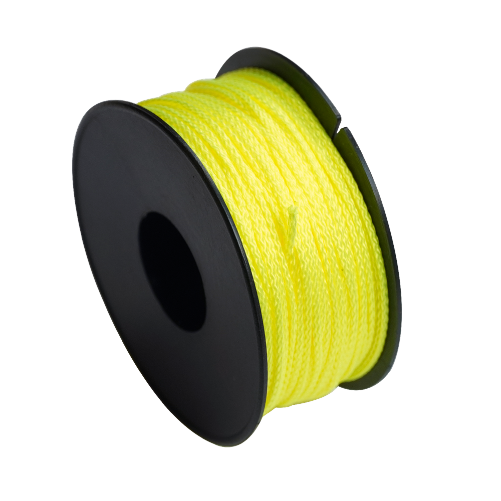 Melkmeisje Schietloodkoord fluor geel 1,3mm 50m - MM892000