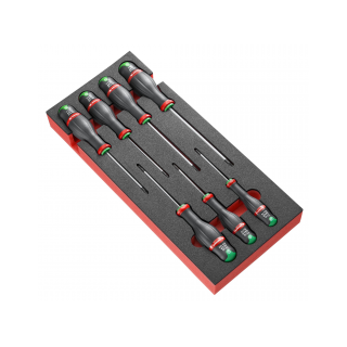 Facom MODULE 7 PROTWIST® SCHROEVENDRAAIERS OP EEN INLAY VAN FOAM - MODM.ATXR