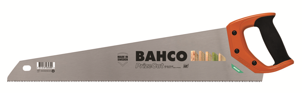 Bahco PrizeCut™ handzaag | voor kunststof | laminaat | hout | universele vertanding | 7/8 TPI | 19" | 475 mm - NP-19-U7/8-HP