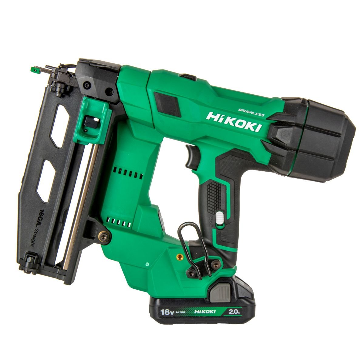 Hikoki NT1865DSA WXZ ACCU SPIJKERAPPARAAT | 18V | 16 GAUGE | Inclusief 2x 18V 2,0Ah en 1x oplader in HSC IV koffer - NT1865DSAWXZ