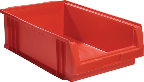 LA-KA-PE Magazijnbak | L500xB315xH150 mm | PP rood | 10 stuks - 01250 02 01 01250 02 01