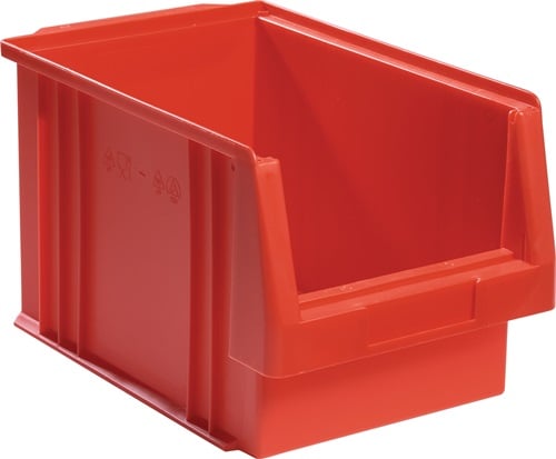 LA-KA-PE Magazijnbak | L330xB213xH200 mm | PP rood | 10 stuks - 01450 02 01 01450 02 01