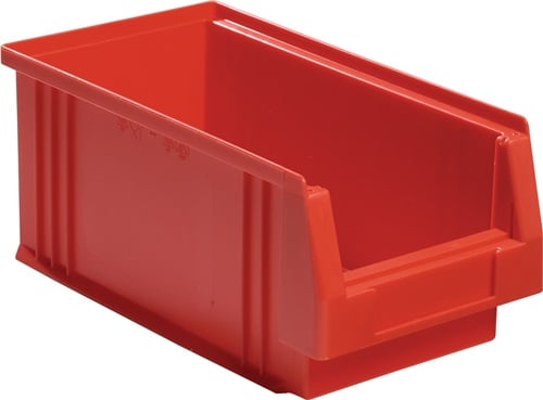 LA-KA-PE Magazijnbak | L290xB150xH125 mm | PP rood | 25 stuks - 01650 02 01 01650 02 01