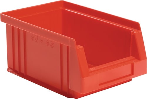 LA-KA-PE Magazijnbak | L164xB105xH75 mm | PP rood | 25 stuks - 01850 02 01 01850 02 01